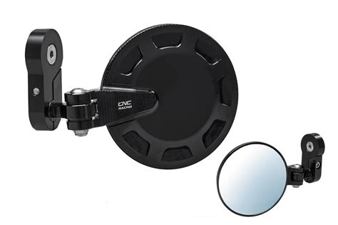 cnc side mirror red|CNC Bar End Mirrors .